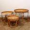 Set Of 3 Rattan coffee table furniture indoor outdoor Bedside Table High Quality Vietnam Manufacturer Cheap Wholesale