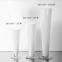 Tall Trumpet Shaped Centerpieces White Black Colored Glass Vase For Wedding Event