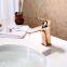 J Star Taps Manufacturer Rose Gold Chrome Bathroom Faucet Tap Single Handle Brass Wash Sink Basin Mixer