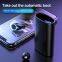 A13 Portable Mini Stereo Single Wireless Headphone In-ear Earphone with Power Bank Cigarette Lighter