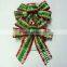 With 2 Wings Green Christmas Velvet Butterfly Ribbon and Tie Bow