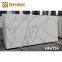 White and Grey Artificial Calacatta Quartz Slab for Indoor Kitchen Countertops and Table Tops Durable Quartz Stone