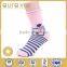 Latest Hot Selling!! ventilate stripe girls sock with five colors