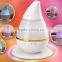 New Arrival water drop style 7 LED light desktop mini USB humidifier with color box packing
