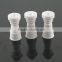 Hot selling in USA 12mm 14mm & 19mm GR2 domeless titanium nail titanium domeless smoking nail Oil baseball hat carb cap