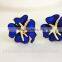 New Arrival Plant Resin Flowers Red Rose Women Fancy Stud Earrings