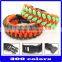how to make 3 color paracord bracelet with buckle instructions