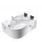 Double whirlpool sexy outdoor spa portable massage bathtub