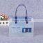 beverage pp plastic packaging bag plastic tote bag custom shape transparent packaging bag for drink
