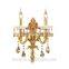 Europe royal Style Classical full Copper Baccarat luxury decorative light Chandelier For hotel light 6 heads 265-6H