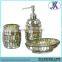 Hot Sale hotel mosaic bathroom set china