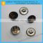 Metal jeans button with shank./Customized designs are acceptable/18mm gunmetal plating metal jeans button for jeans