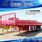 own factory 3 Axles Cargo Side Wall Open Flatbed Semi Trailer with Pannel for sale / Concrete price for trailer trader