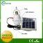 2200mAh lithium battery powered solar lamp with hook