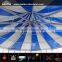 Blue and White PVC fabric Polygonal Style Multi-sides Event Dome Tent with Glass wall