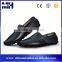 Modern Black Round Toe Genuine Leather Driving Moccasins Men Loafer
