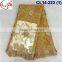 CL14-223 3D Flower design fabric with gold thread french net lace for women making dress tulle lace fabric