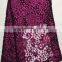 Royal blue french lace cl60111 with ployeaster material fashionable design for African ladies