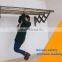 Wall mounted clothes hanger rack