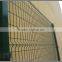 Easily assembled PVC-coated wire fence for residential area