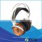 2016 High Quality Wooden Hi Fi Audiophile Headphone with Wire