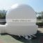 2016 single layer giant white inflatable 3D projection dome tent from China