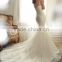 Manufacture wholesale 2016 Elegant strapless crystals beaded mermaid wedding dress DM-040 bridal lace wedding gown