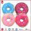 Bright colored yummy cute baby toys plush donuts