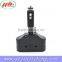 Wholesale 12V USB 2 Way Black Car Cigarette Lighter Adapter
