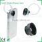 Smartphone Universal External Lens Wide Angle + Macro Lens 10x zoom lens effect for samsung s3 s4 i9500 iphone 4s 5S 5C htc