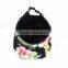 100%Cotton floral snapback hat free sample 5 Panel strapback cap