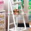 4 Chinese manufacturing ~ Zakka pastoral style solid wood furniture - storage rack - flower - wood - shelf