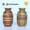 2016 personal customize ceramic artwork delicate bottle with bamboo cover