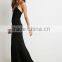2015 Hot sale summer crisscross strap long backless dress for women, ladies western dress designs