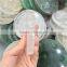 Natural Crystal Slice Chakra Stone Pedestal For Sale