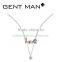 modern black color stainless steel ceramic jewelry custom 2014 fashion necklace