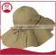 Custom bucket hat Sun floppy Bucket hat with thin ribbon hat band for lovely feminine
