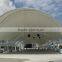 wind proof FERRARI PVC coated tensile fabric architecture plaza awning in Malaysia