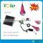 China manufacture mini solar light kits, small solar lighting kits (JR-CGY2-9W)