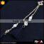 Fashion Natural Stone Pendant 2 Rope Tassel Necklace Flowers Design Gold Chain Pendant Necklace