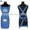 good quality cotton long apron with custom logo