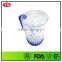 Eco-friendly 16 oz Plastic double wall freezer beer mug with handle