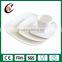 Customised cheap square white ceramic dinner set wholesale