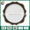 Wholesale high grade 13 inch luxury ceramic decorative gold charger plates for wedding