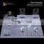 cutomized Two layers multi-function jewelry display stand tray