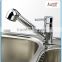 Long Neck Pull Out Brass Kitchen Sink Faucet