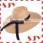 Wide Brim Sun Beach Straw Roll Brim Sombrero girls straw hats