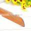 Vintage color luxury wood hanger with metal round hook