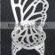 Classic butterfly table chair aluminum furniture
