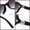 ADE WU factory direct sale Black Frame Sunglasses Flower Sunglasses Small eye